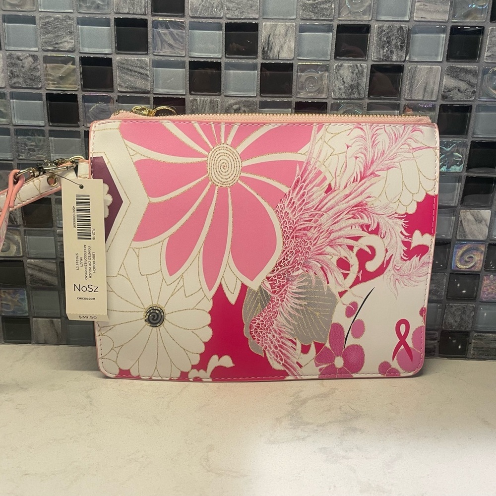 Chico’s Living Beyond Breast Cancer LBBC Limited Editions Wristlet/Clutch NWT